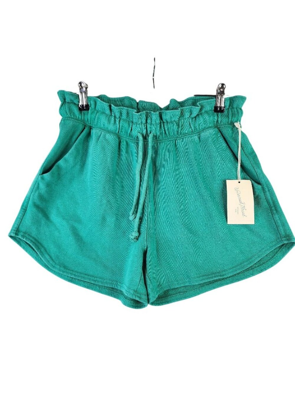Womens Universal Thread Green High Rise Pull On Shorts 3.5" Inseam Size S
